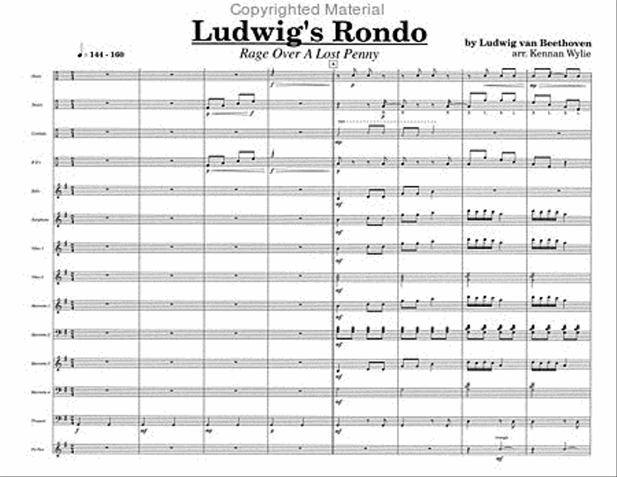Ludwig's Rondo Percussion Ensemble scores gallery preview page 3