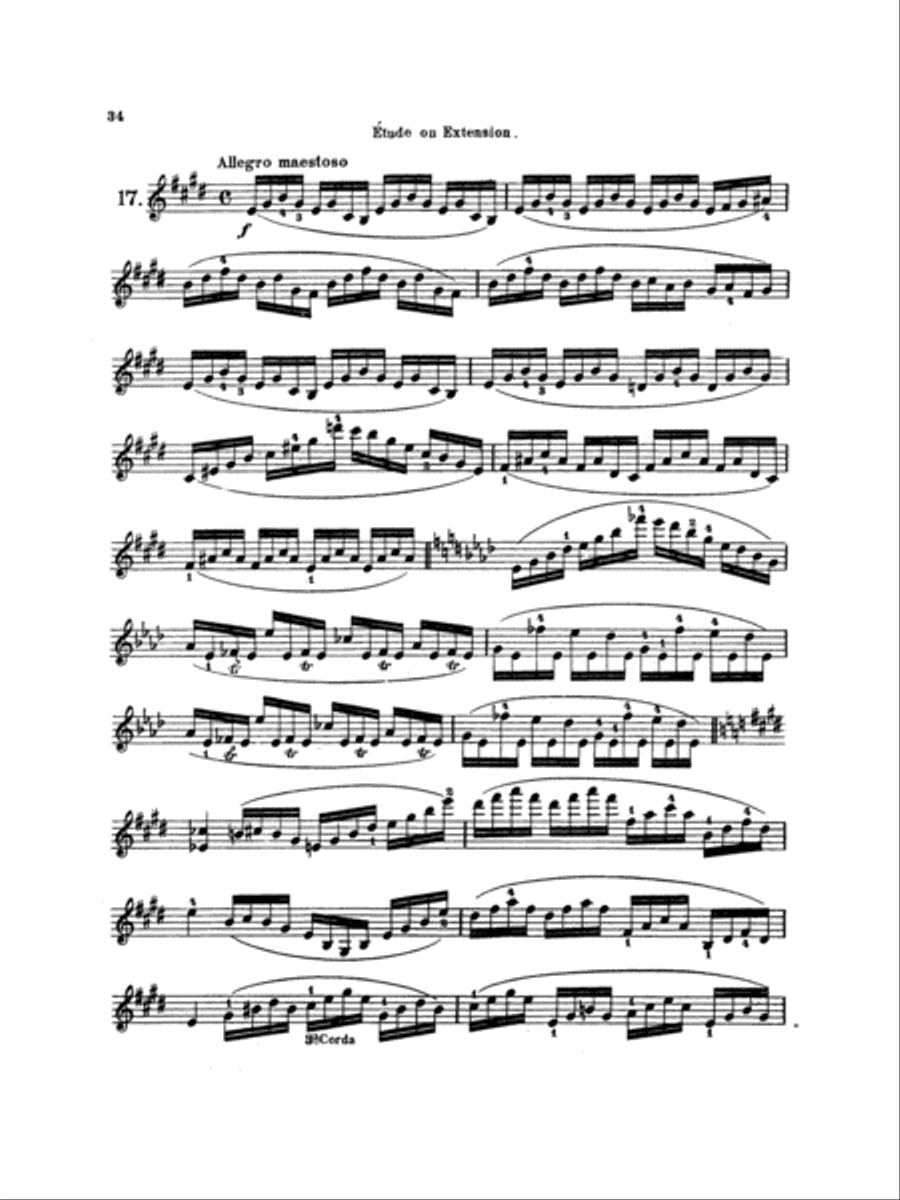 Dancla: Twenty Brilliant and Characteristic Etudes, Op. 73