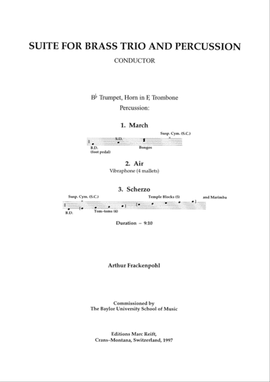 Suite Horn scores gallery preview page 3