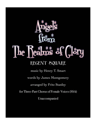 Book cover for Angels from The Realms of Glory - SSA A Cappella