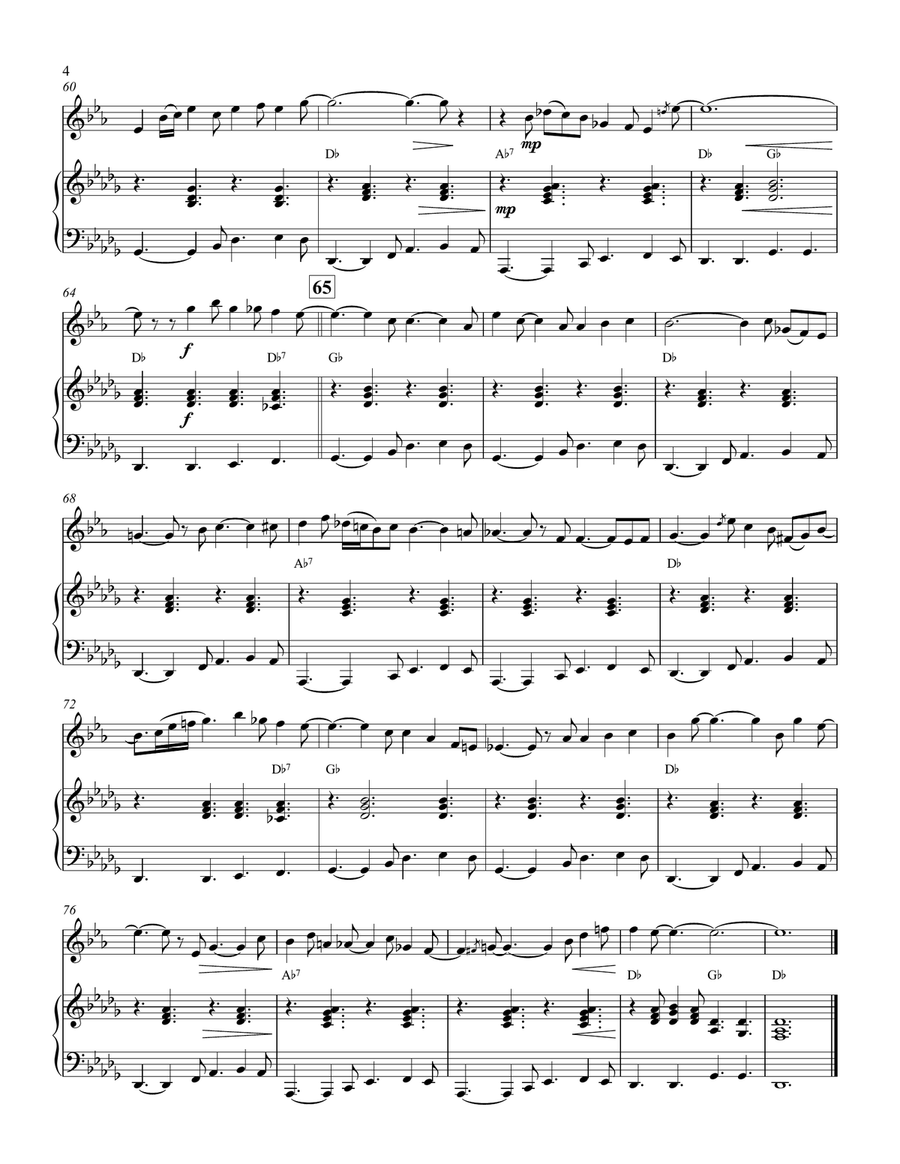 I Can't Stop Loving You B-Flat Trumpet scores gallery preview page 4