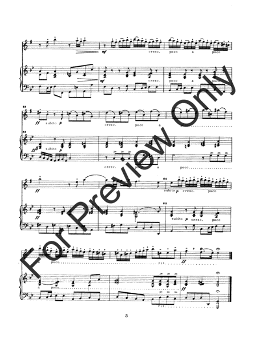 Adagio and Allegro Baritone Saxophone scores gallery preview page 8