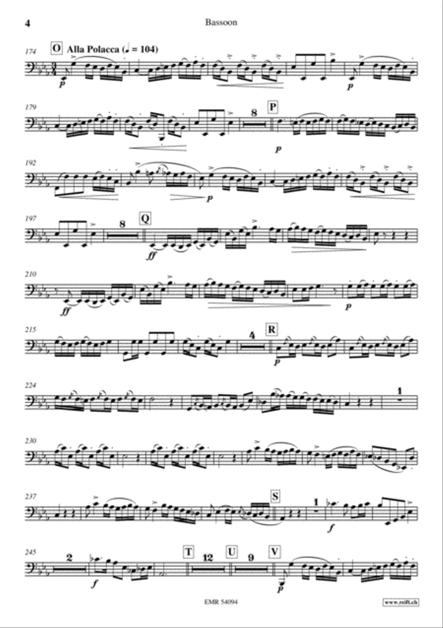 Concertino Eb Minor Bassoon Solo scores gallery preview page 5