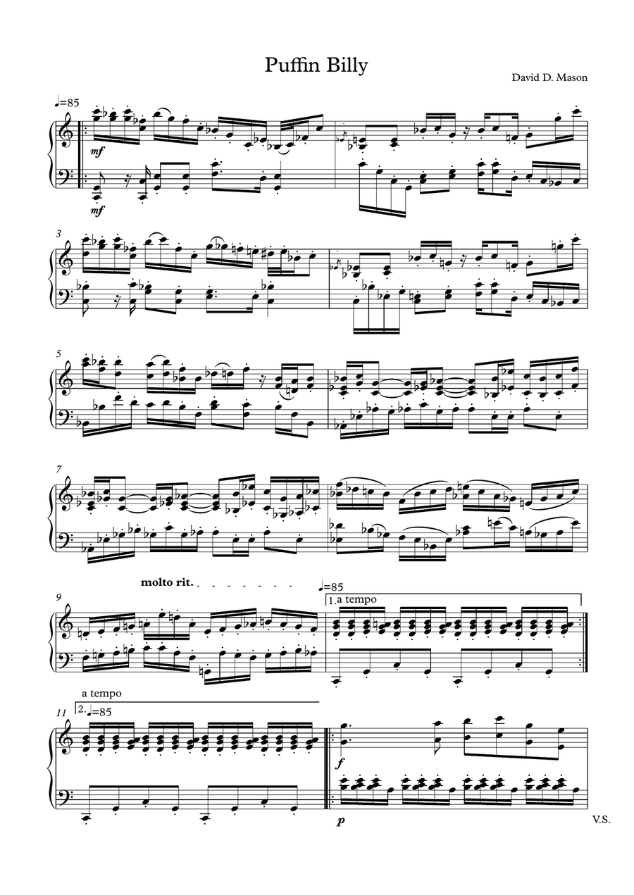 Four Original Piano Solos Piano Solo scores gallery preview page 3