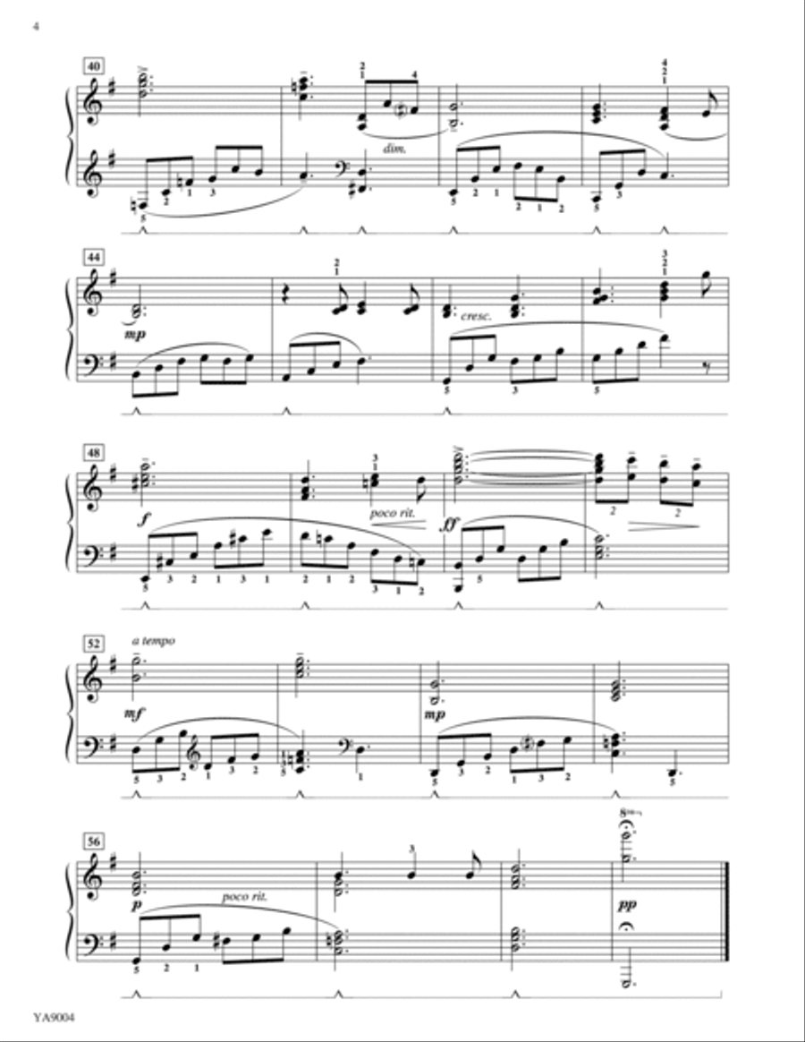 Three Christmas Nocturnes Piano Solo scores gallery preview page 4