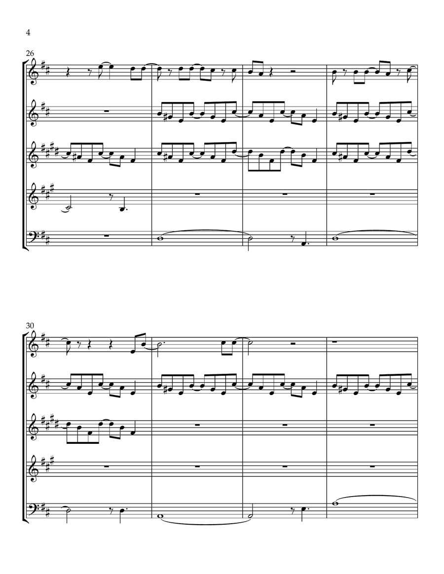 Sailing Woodwind Quintet scores gallery preview page 4