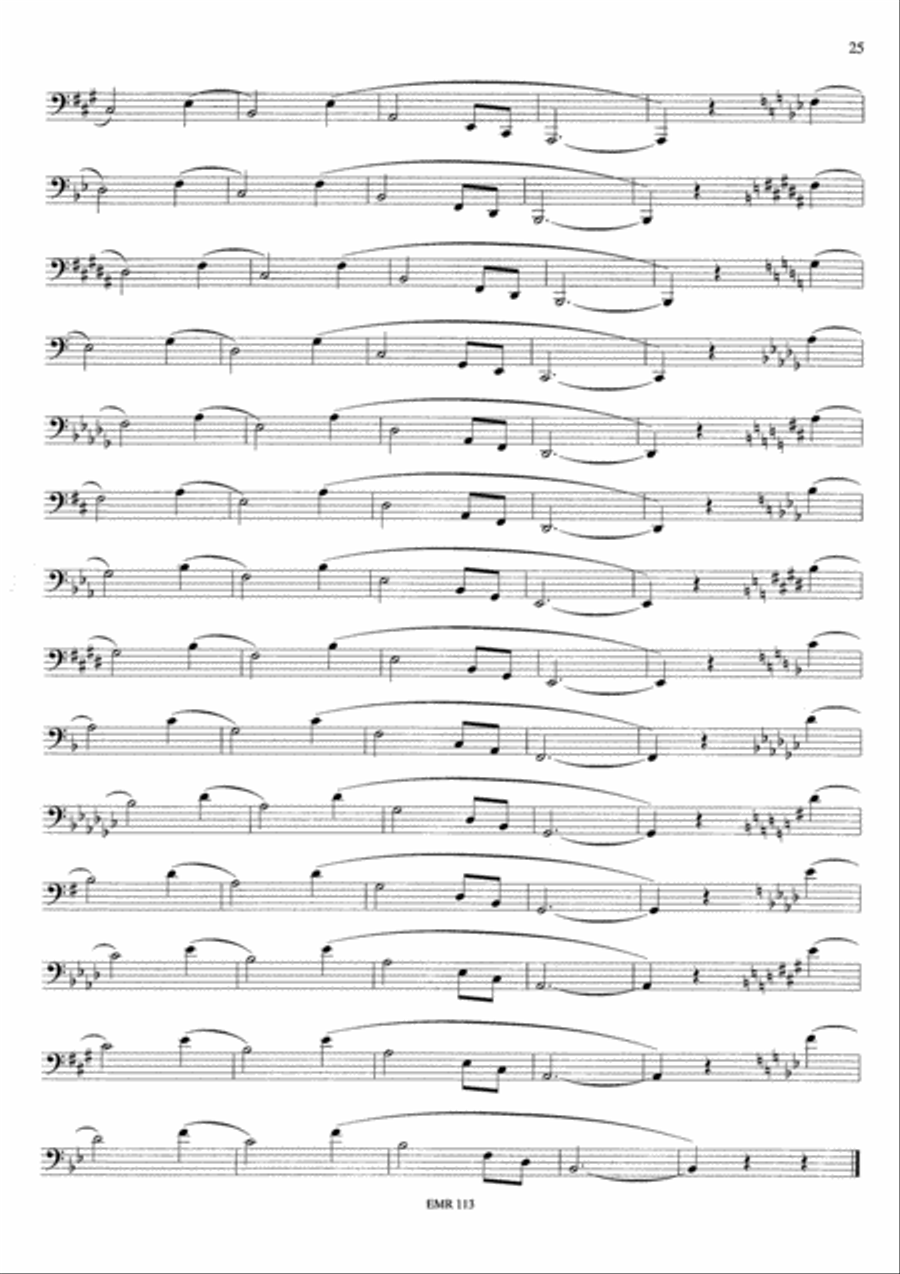 Tagliche Ubungen / Exercices Journaliers / Daily Drills Tuba scores gallery preview page 11