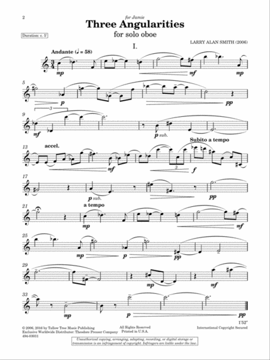 Three Angularities Chamber Music scores gallery preview page 2