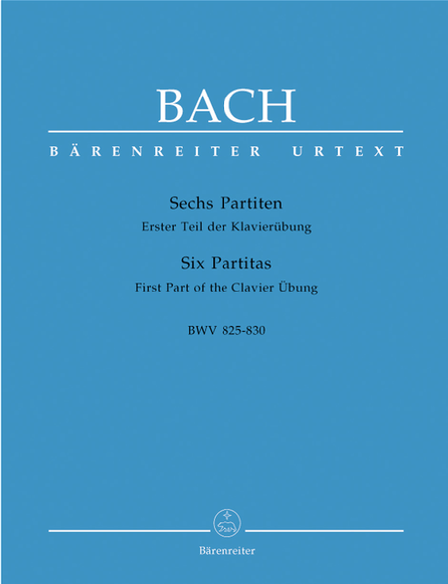 6 Partitas Harpsichord scores gallery preview page 1