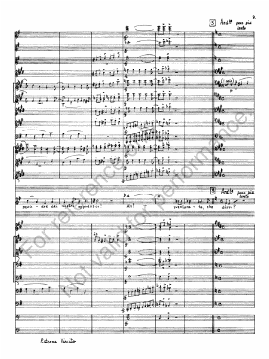 Ritorna Vincitor Ritorna Vincitor Concert Band scores gallery preview page 11