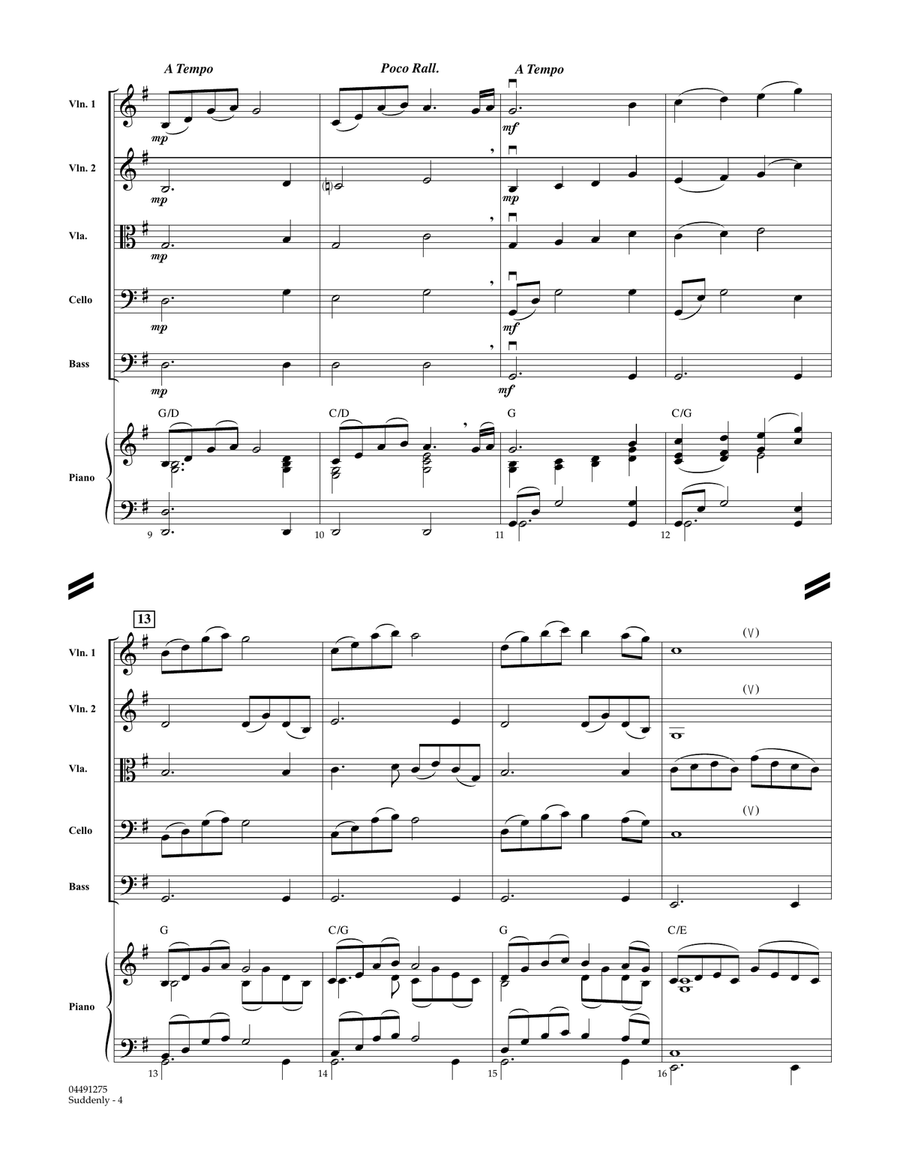 Suddenly (from Les Miserables) - Conductor Score (Full Score) Orchestra scores gallery preview page 3