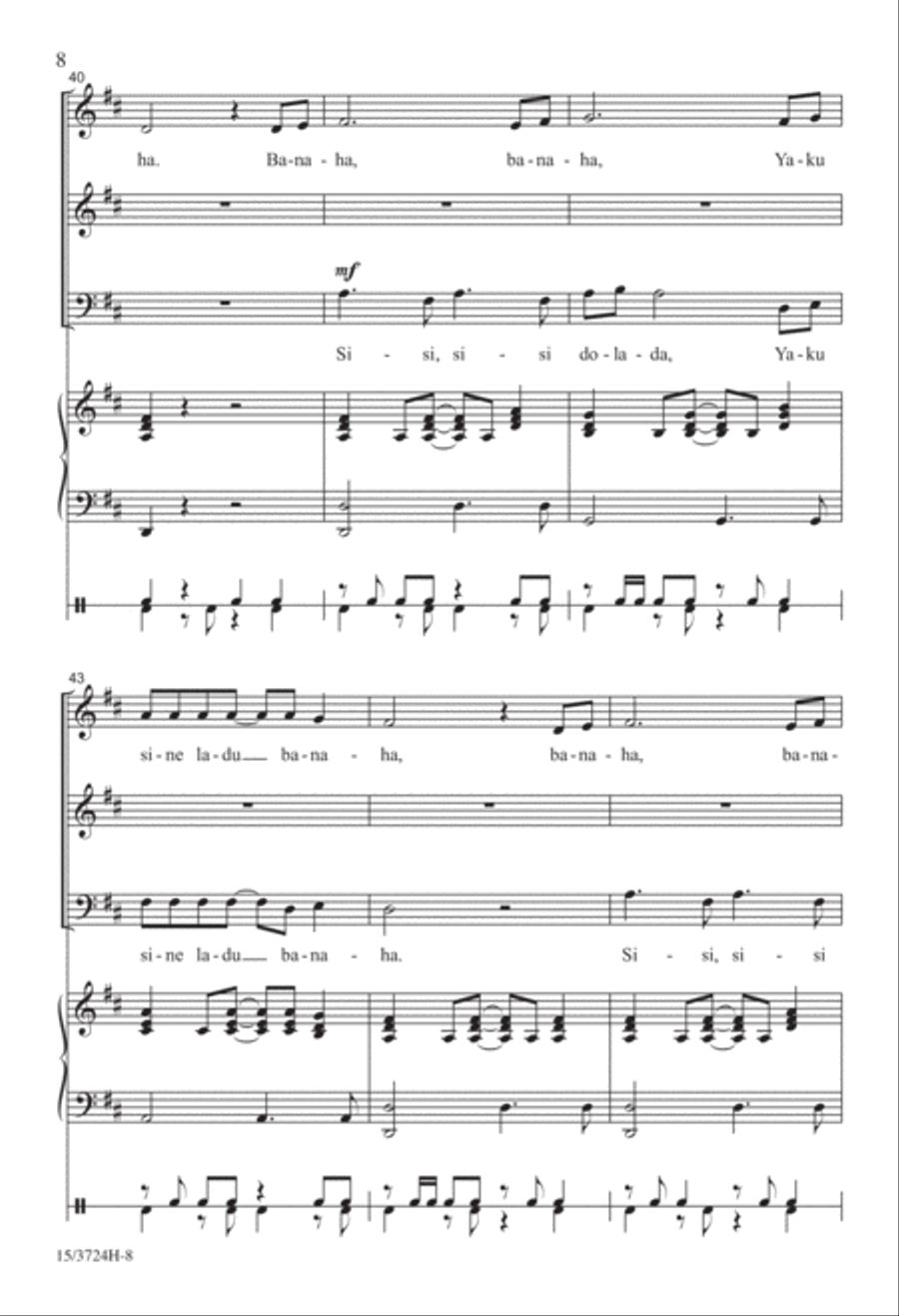 Banaha 3-Part scores gallery preview page 8