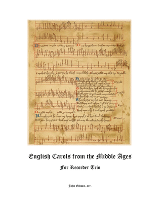 English Carols From the Middle Ages - Recorder Trio