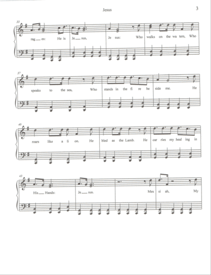 Jesus Small Ensemble scores gallery preview page 3