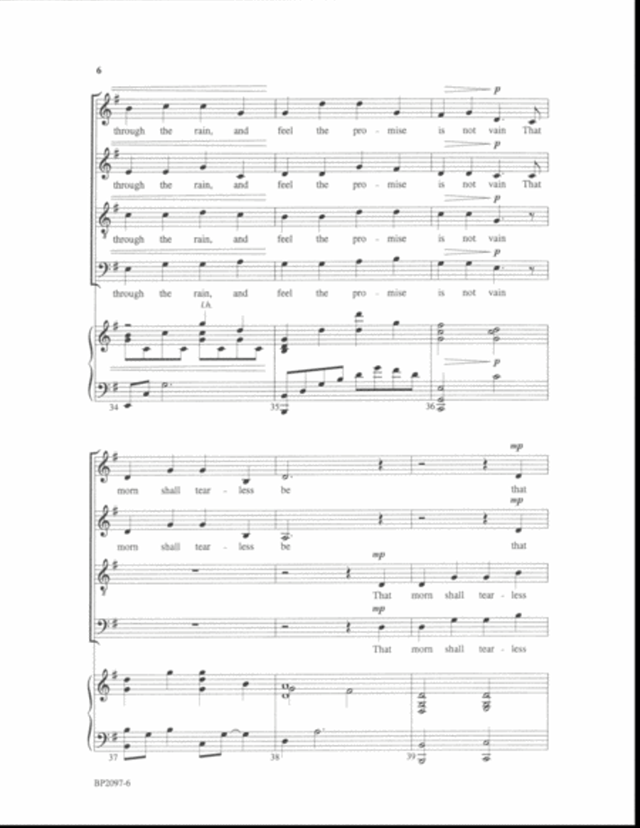 O Love 4-Part scores gallery preview page 6