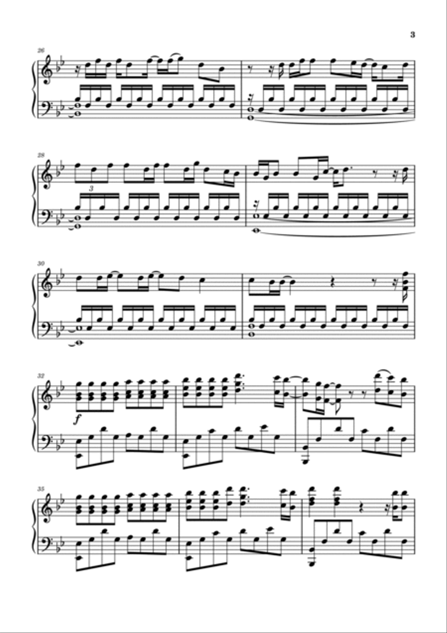 Drivers License Drivers License Piano Solo scores gallery preview page 3