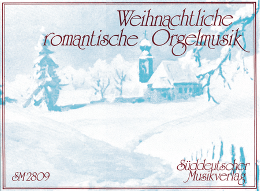 Book cover for Romantic Christmas Organ Music