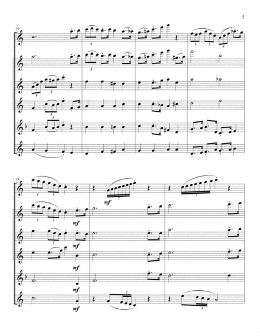 It's Beginning To Look Like Christmas Flute Solo scores gallery preview page 5