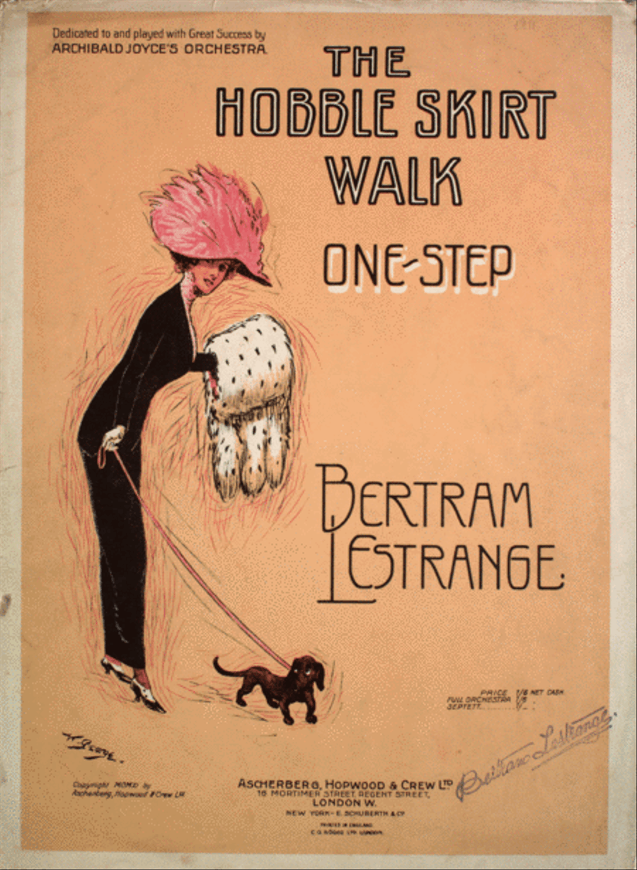 The Hobble Skirt Walk One-Step Piano Solo scores gallery preview page 1
