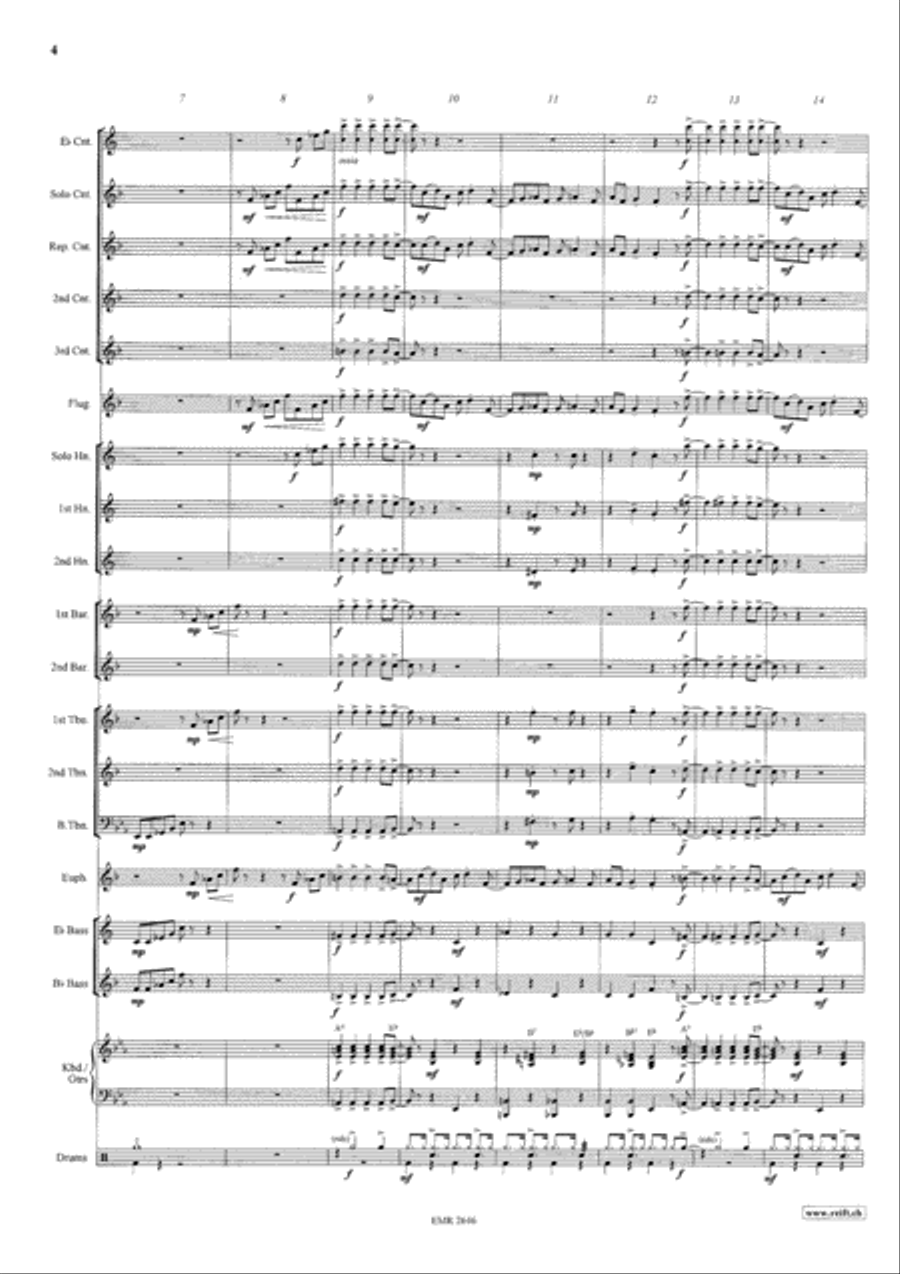 Maple Leaf Rag Brass Band scores gallery preview page 5