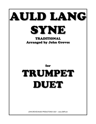 Book cover for Auld Lang Syne - Trumpet Duet