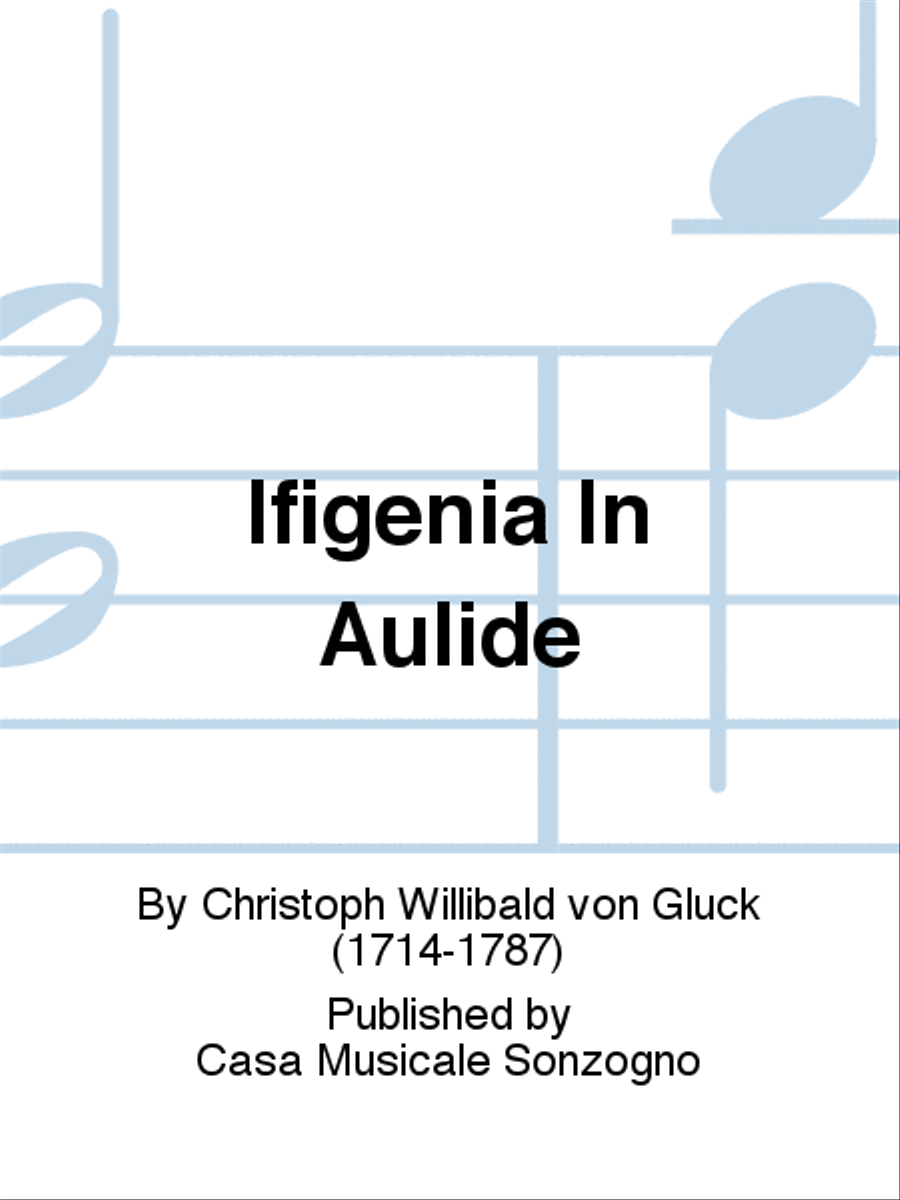 Ifigenia In Aulide School and Community scores gallery preview page 1