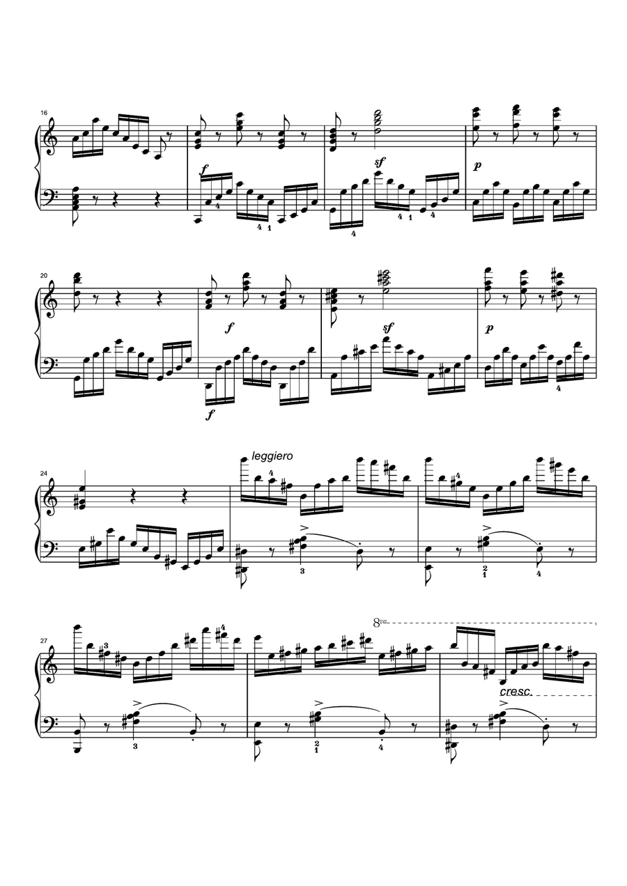Czerny Op.740 No.31 Piano Solo scores gallery preview page 2