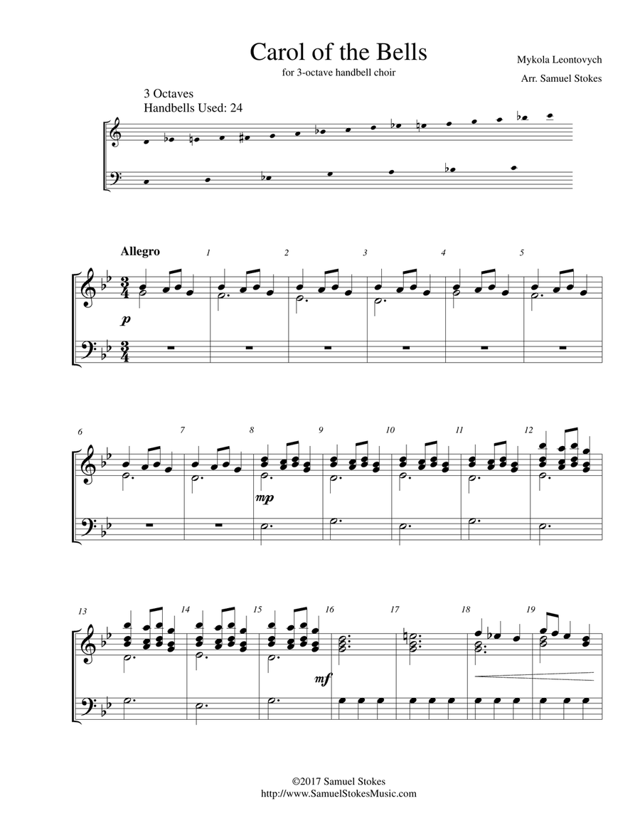 Handbell music on sale