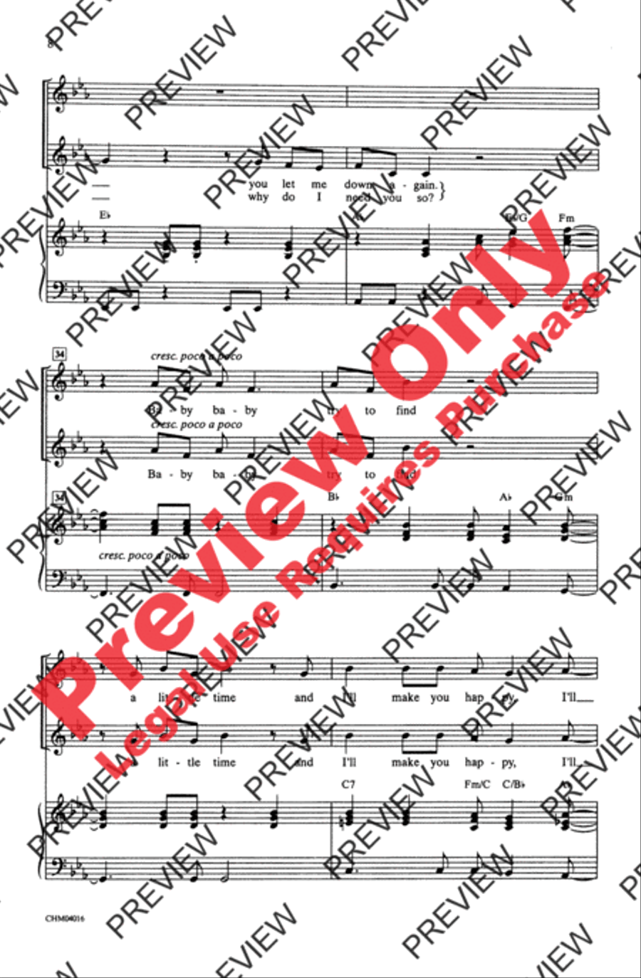 Build Me Up Buttercup 2-Part scores gallery preview page 7