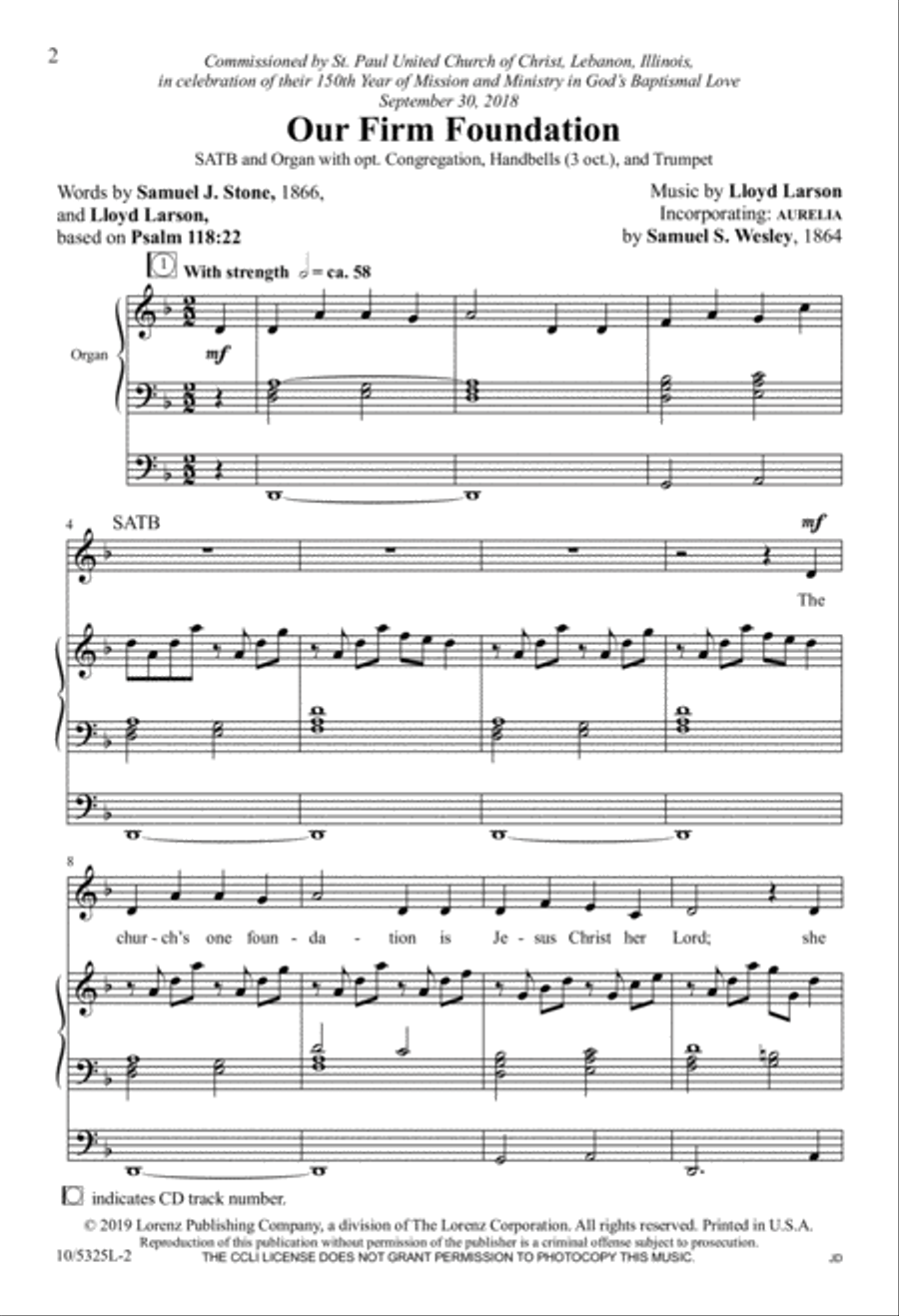 Our Firm Foundation Our Firm Foundation 4-Part scores gallery preview page 2