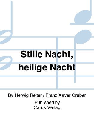 Book cover for Silent night, holy night (Stille Nacht, heilige Nacht)