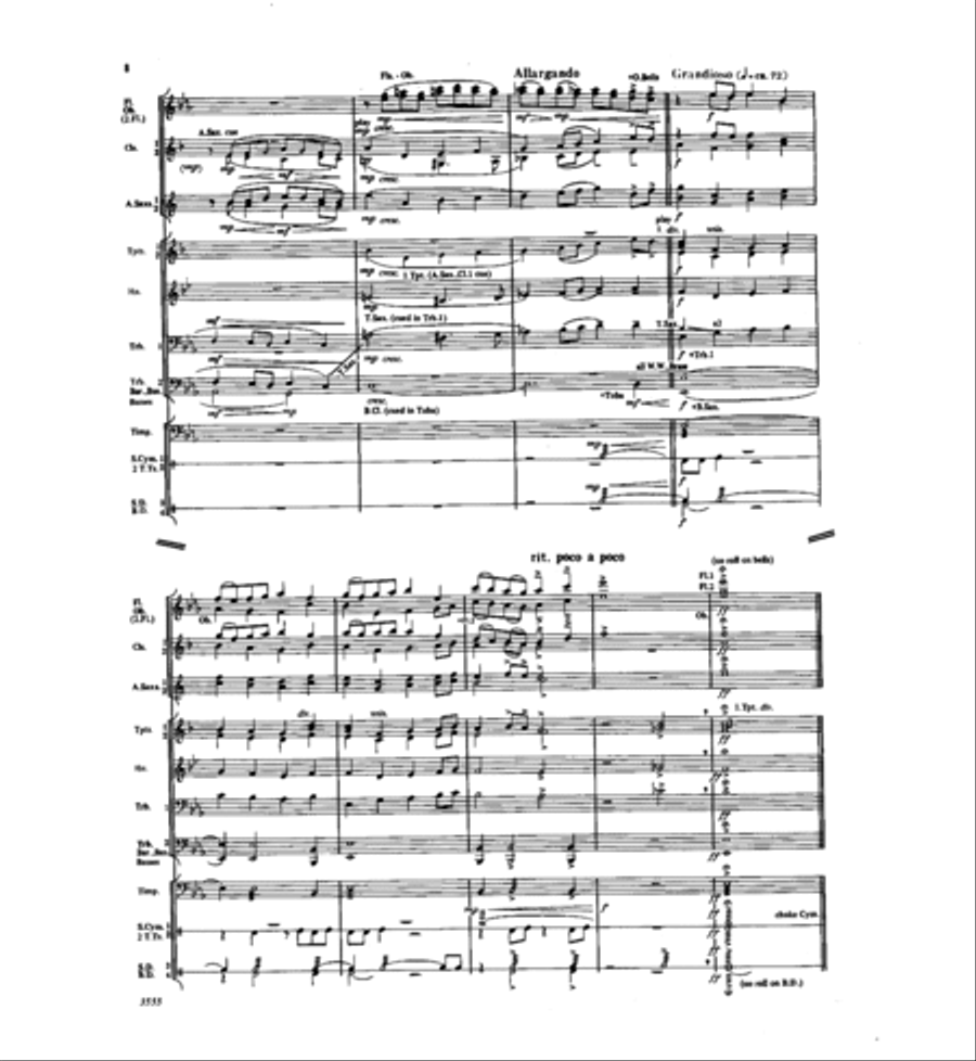 Cantilena Concert Band scores gallery preview page 9