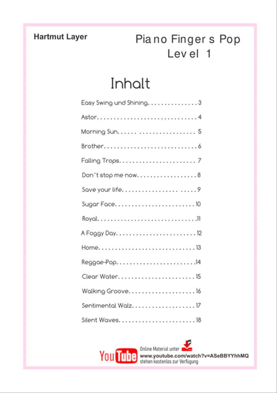 Pianofingers Pop Level 1 Pianofingers Pop Level 1 Piano Solo scores gallery preview page 2