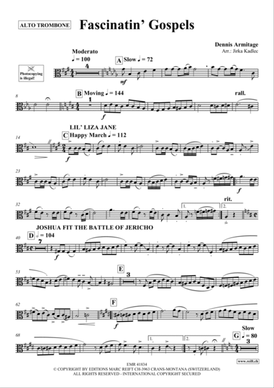 Fascinatin' Gospels Piano Accompaniment scores gallery preview page 2