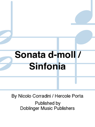 Sonata d-moll / Sinfonia