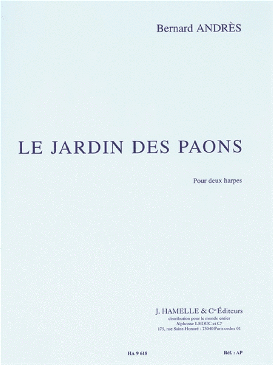 Le Jardin Des Paons (harps 2) Harp scores gallery preview page 1