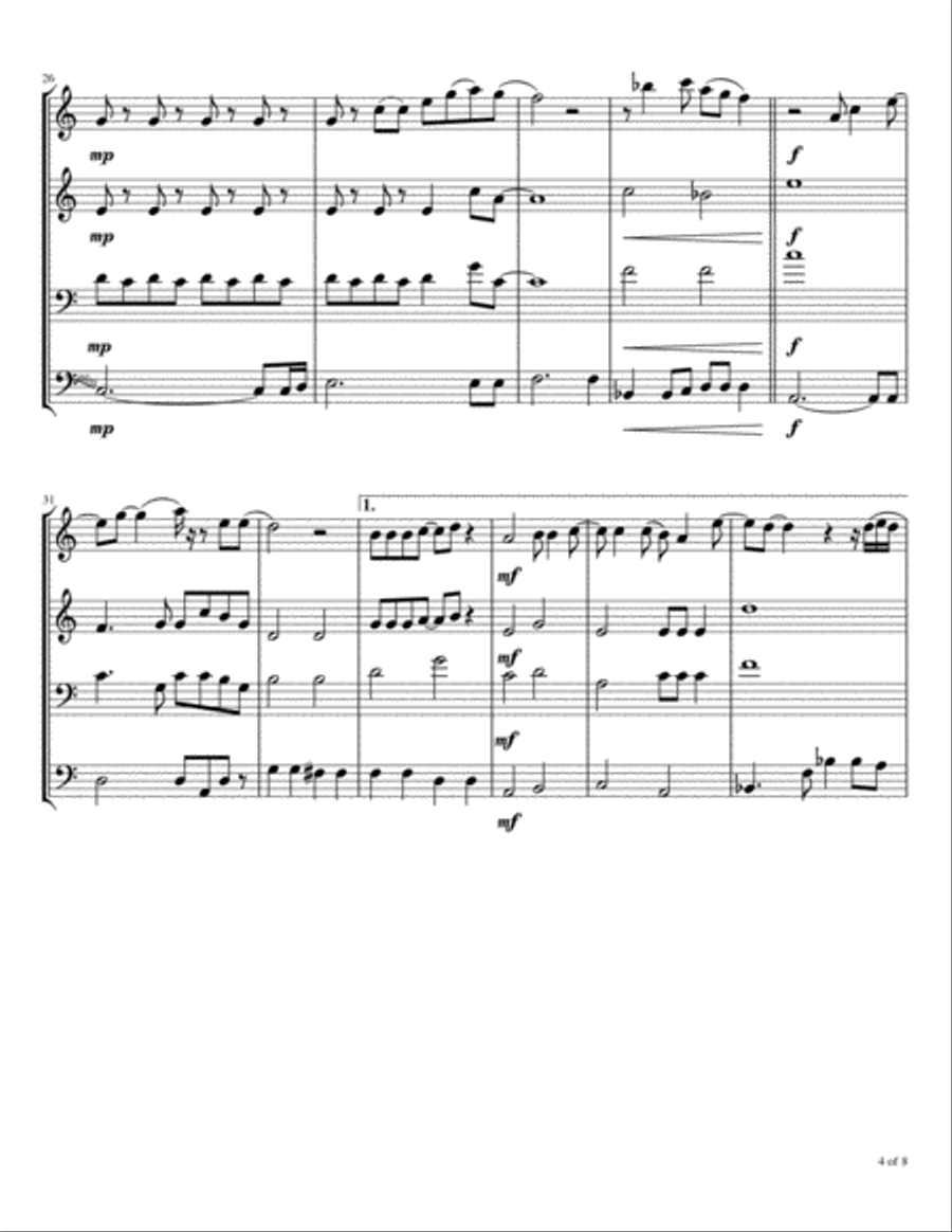 (i've Been) Searchin' So Long Brass Ensemble scores gallery preview page 5