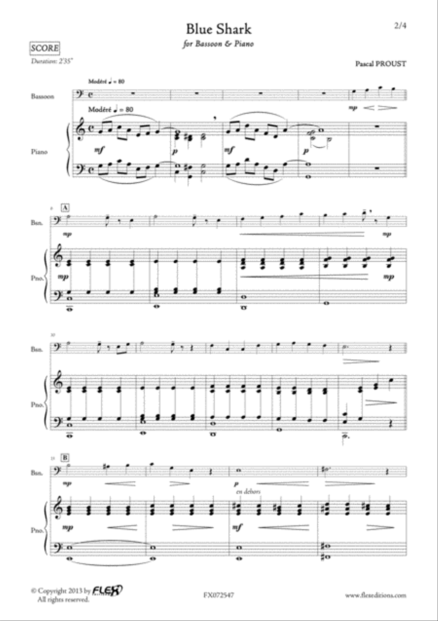 Blue Shark Bassoon scores gallery preview page 2