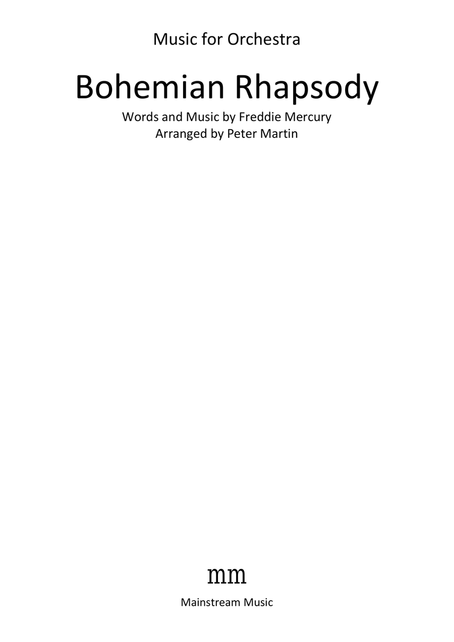 Bohemian Rhapsody Full Orchestra scores gallery preview page 2