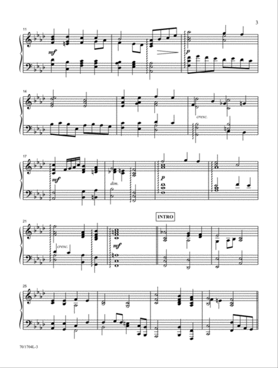 Hymn Miniatures for Communion Piano Solo scores gallery preview page 3