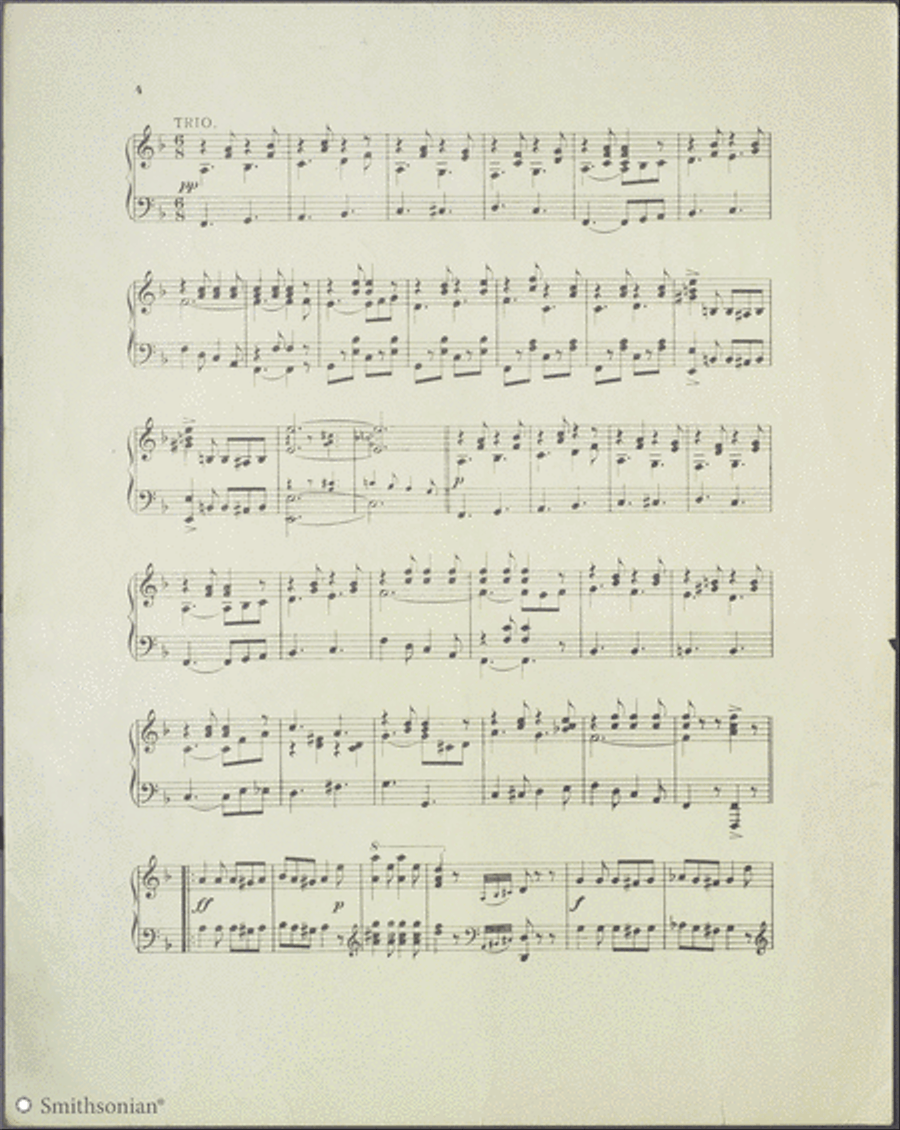 The Minute Man March & Two-Step Piano Solo scores gallery preview page 4