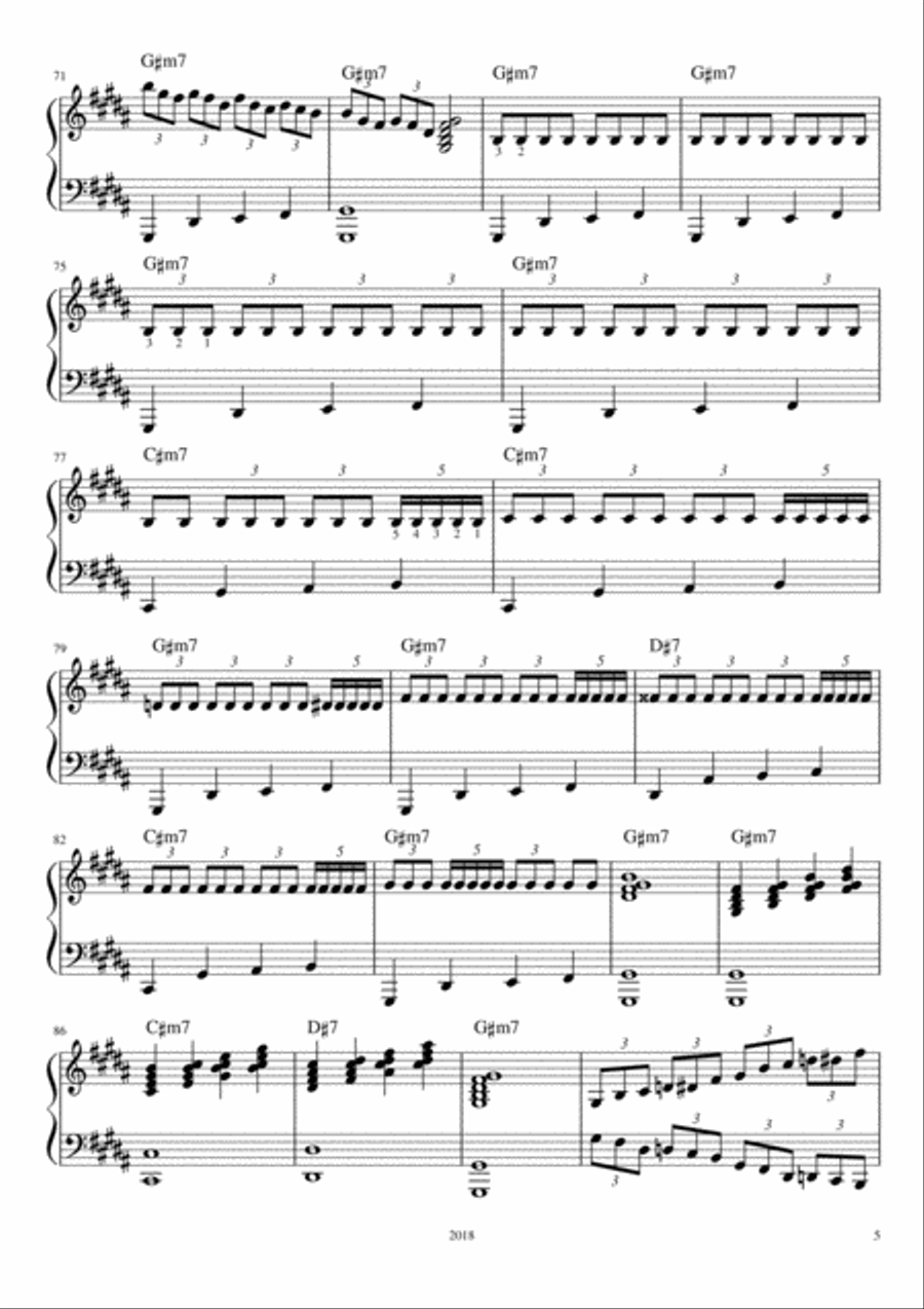 Blues Exercises - Series 1 - Part C Piano Method scores gallery preview page 5