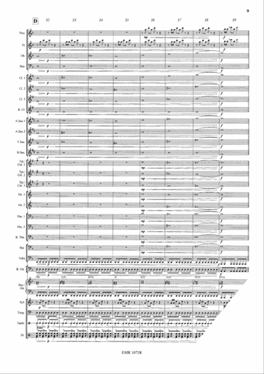 La Soupe Aux Choux Concert Band scores gallery preview page 10