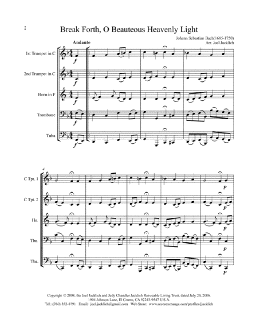The Big Book of Christmas Carols for Brass Quintet, Vol. III Brass Quintet scores gallery preview page 2