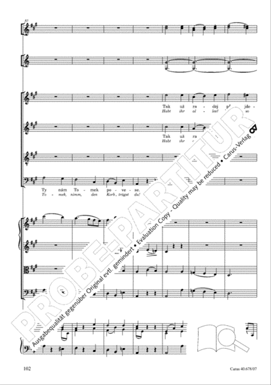 Missa pastoralis bohemica 4-Part scores gallery preview page 115
