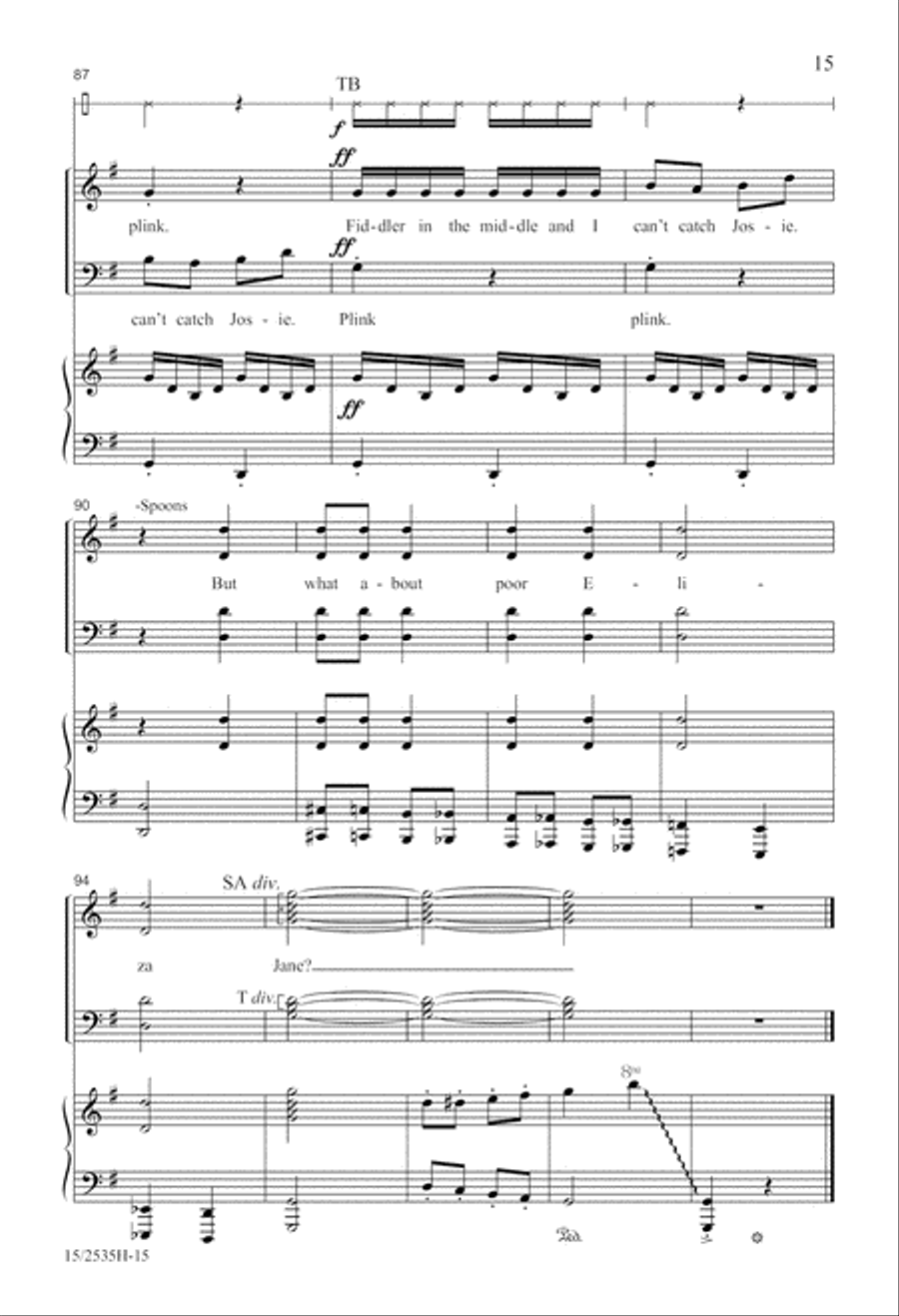 Folk Song Jubilee Folk Song Jubilee 4-Part scores gallery preview page 15