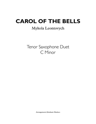 Book cover for Carol of The Bells Tenor Saxophone Duet