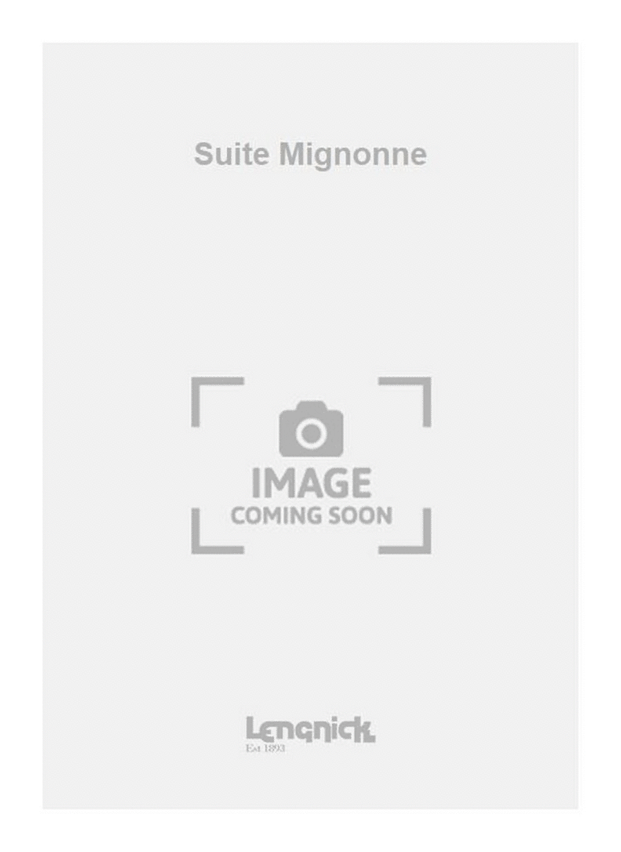 Suite Mignonne Orchestra scores gallery preview page 1