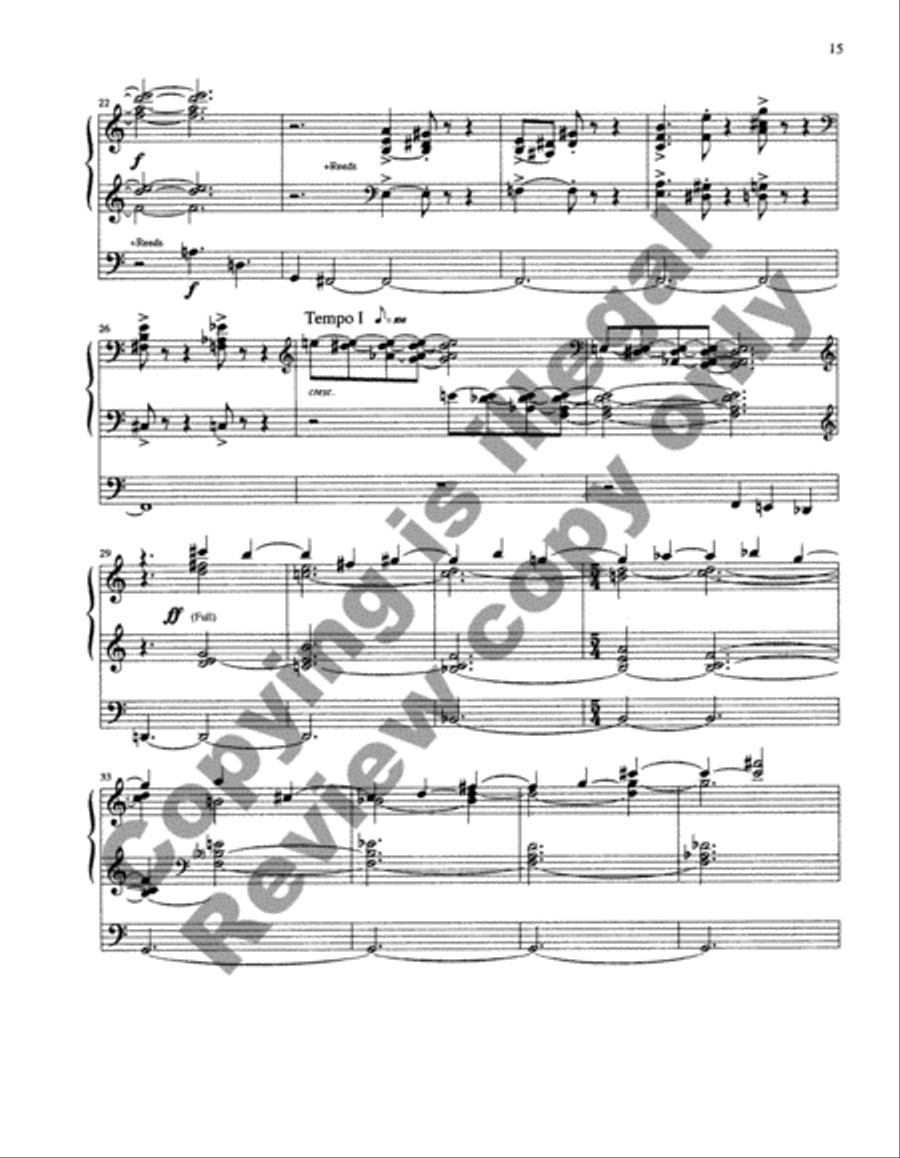 Four Biblical Settings Four Biblical Settings Organ scores gallery preview page 7