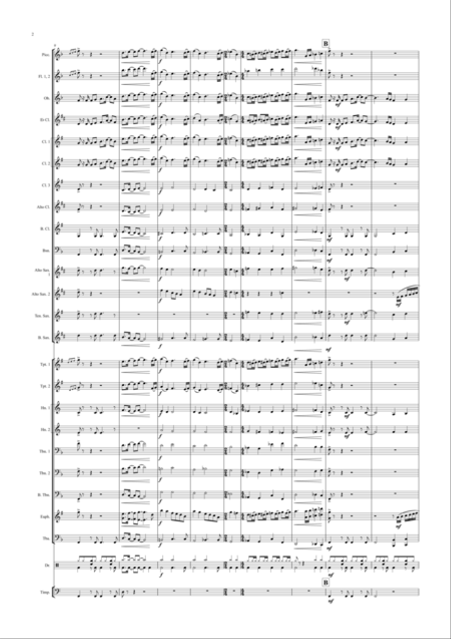 Fantasmic! Concert Band scores gallery preview page 2